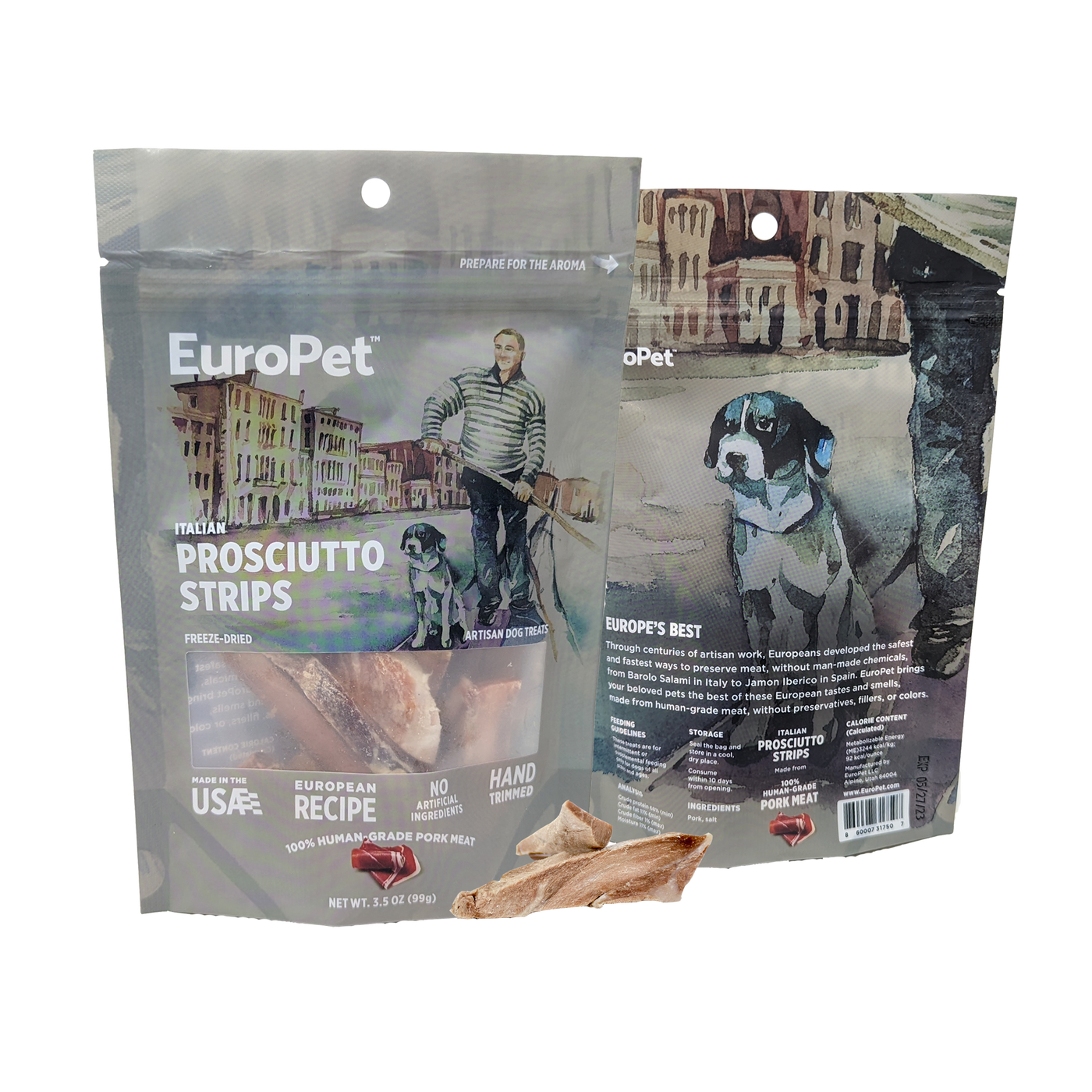 Italian Prosciutto Strips CASE (Box of 6)