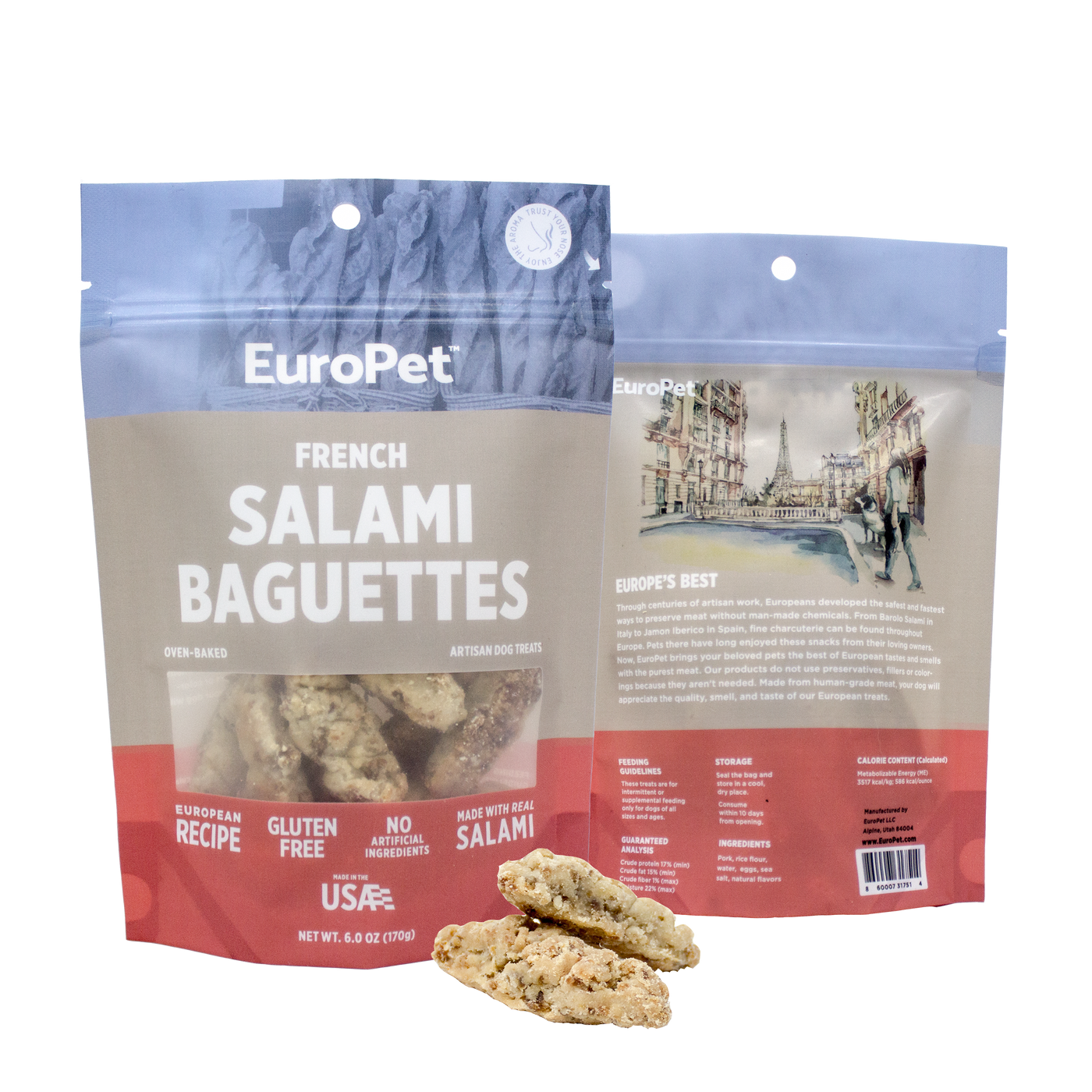 French Salami Baguettes CASE (Box of 6)